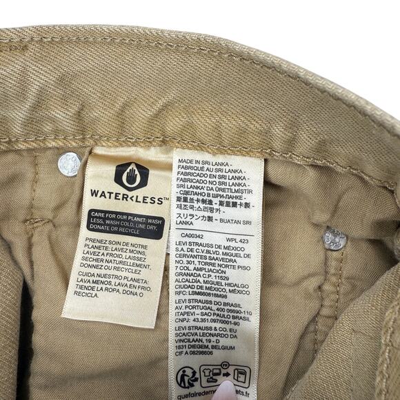 NWT LEVI'S 501 Original Fit High Rise Women's Denim Shorts Size 24 Dusty Safari - Picture 5 of 8